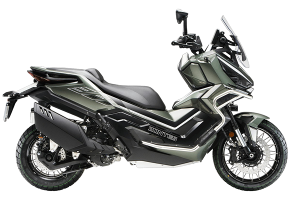 Максискутер ZONTES ZT368-G (ZT1P79MP EFI) 17/14 (2025 г.) ПТС (Зеленый) pitbikemarket.ru