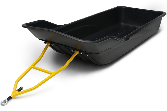 Сани волокуши с обвязкой, полозьями и отбойником Тайга-2100 (2300x860x490) для снегохода, мотобуксировщика, рыбалки, охоты. Ширина дна 550. pitbikemarket.ru